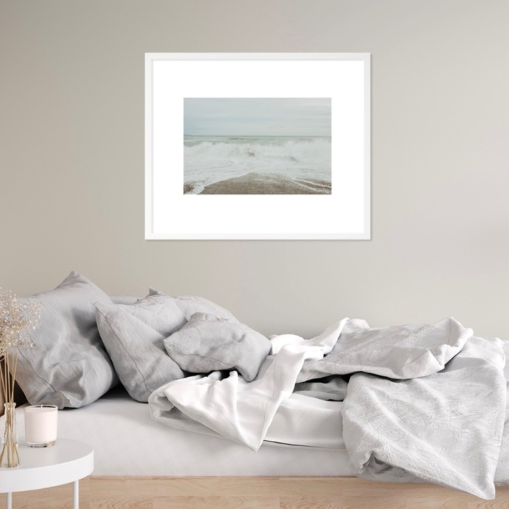 Beach Waves Photography Art Print